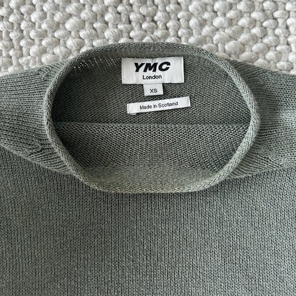 YMC (You Must Create) Olive Green Knit Sweater - Size XS - Picture 1 of 4